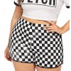 Women Checkered Print Shorts